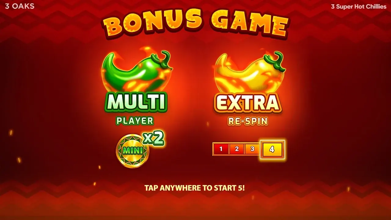3 Super Hot Chillies game display, view 2