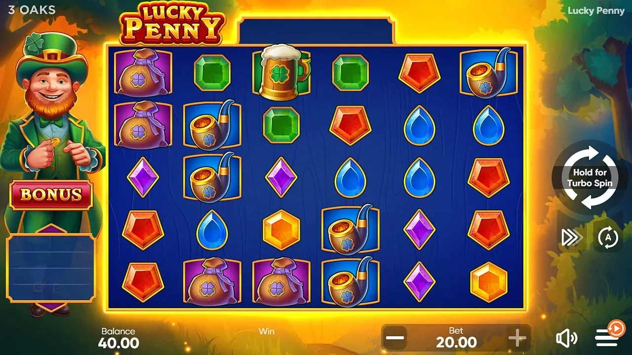 Lucky Penny game display, view 1